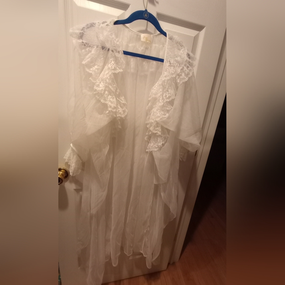 White Sheer Robe